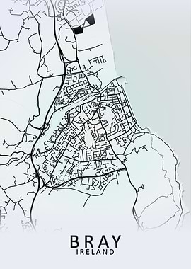 Bray Ireland City Map