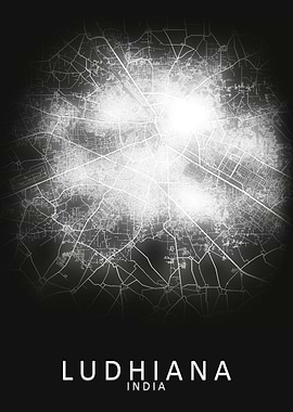 Ludhiana India City Map