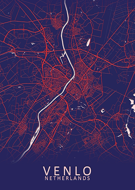 Venlo Netherlands City Map
