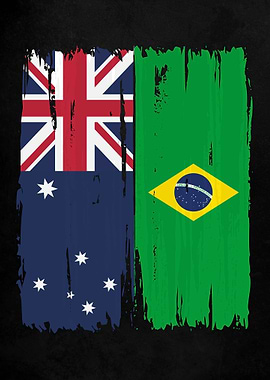 Australia Brazil Flag