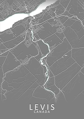 Levis Canada City Map