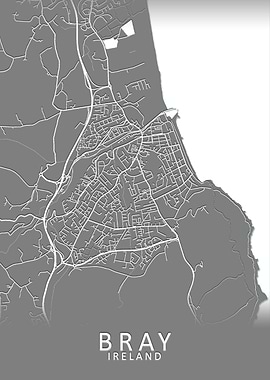 Bray Ireland City Map