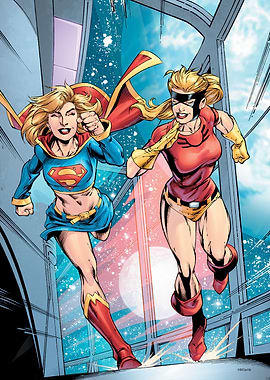 Supergirl and Jesse Quick