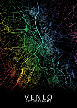 Venlo Netherlands City Map