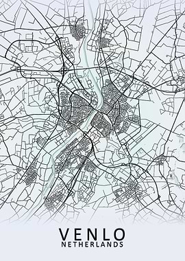 Venlo Netherlands City Map
