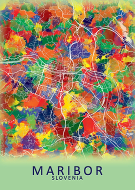 Maribor Slovenia City Map