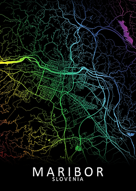Maribor Slovenia City Map