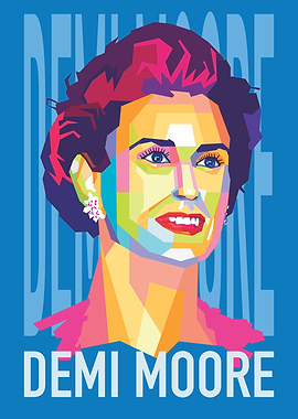 Demi Moore in Pop Art