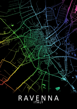 Ravenna Italy City Map