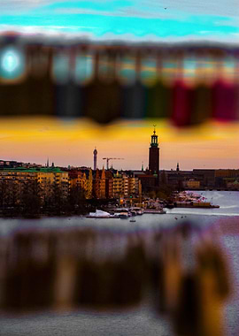 Through the padlocks