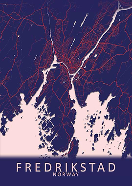 Fredrikstad Norway Map