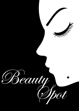 Girl with a beauty spot