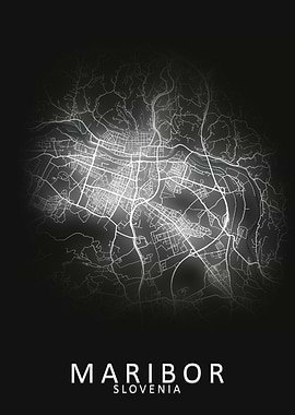 Maribor Slovenia City Map