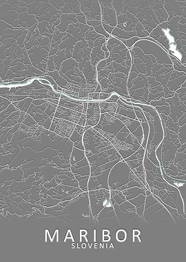 Maribor Slovenia City Map