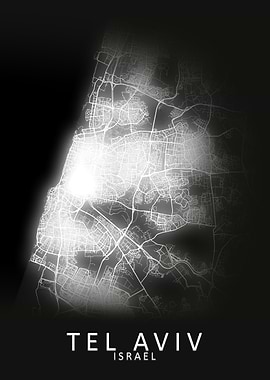 Tel Aviv Israel City Map