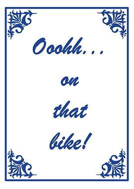 Ooohh on that bike
