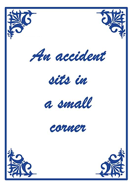 Accident sits small corner