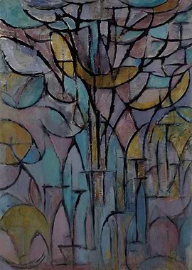 Piet Mondrian Trees