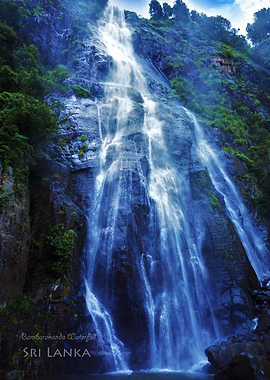 Bambarakanda Waterfall