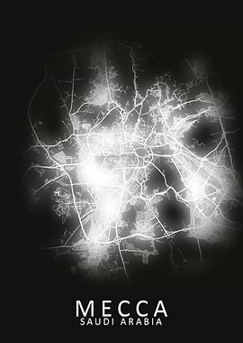 Mecca Saudi Arabia Map