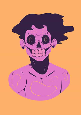 Face of Death Purple