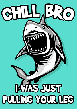 Pulling Your Leg Shark Pun