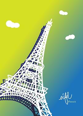 eifel france in summer