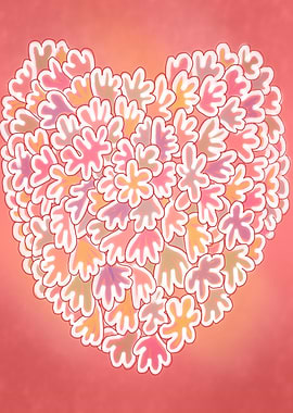 Floral Heart Doodles