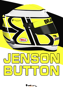 Jenson Button's 09 helmet