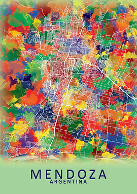 Mendoza Argentina City Map