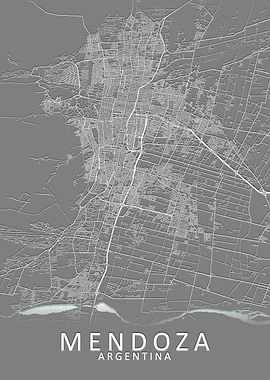 Mendoza Argentina City Map