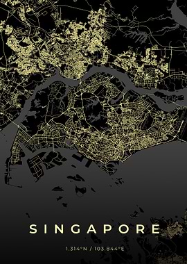 Singapore City Map