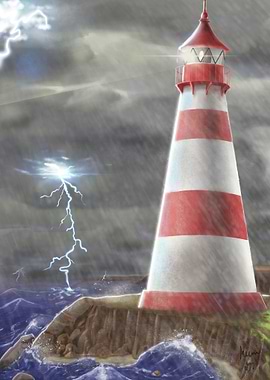 Lighthouse Storm