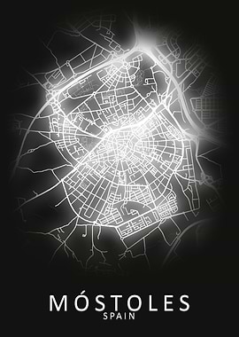 Mostoles Spain City Map