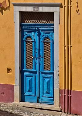 Blue door