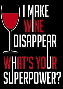 I make wine disappear
