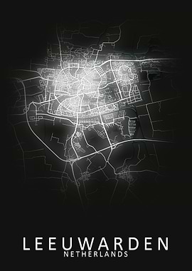 Leeuwarden Netherlands Map