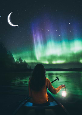 Aurora and the Big Dipper