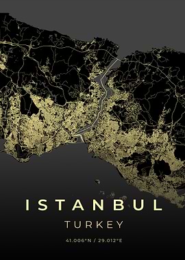 Istanbul City Map