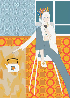 The woman in the kitchen