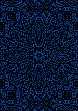 Blue Mandala 4