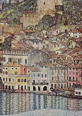Gustav Klimt Lake Garda