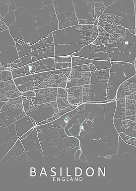 Basildon England City Map