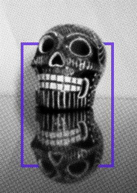 muerte reflejada morada