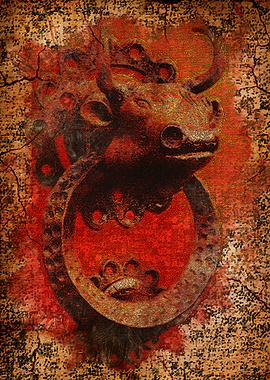 Head Bull Door Knocker