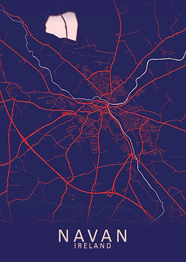 Navan Ireland City Map