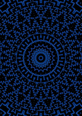 Blue Mandala 5