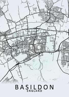 Basildon England City Map
