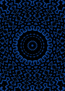 Blue Mandala 6