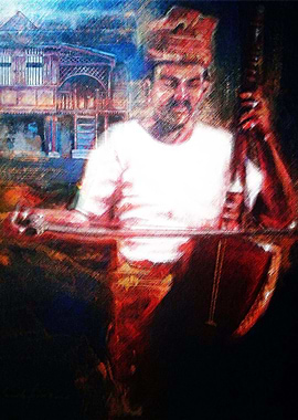 A HOUSE AND A MUSICAN